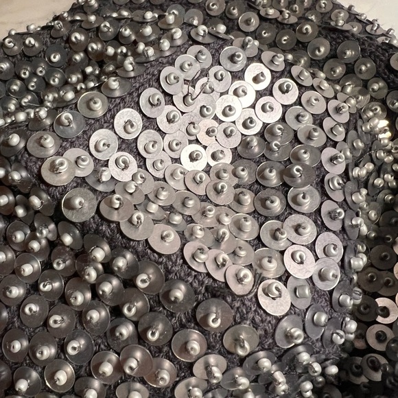 Vintage juicy couture Sequin Embellished Gray Beret